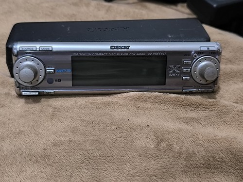 Vintage car radio - radio, panel