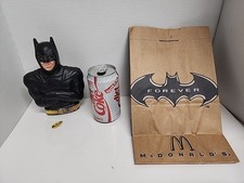 Vintage Batman Collectibles Mcds Bag Diet Coke Bank