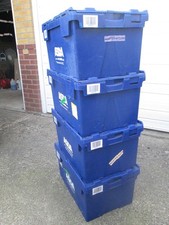 Large Heavy Duty Storage Containers, Garage, Moving, Home, Stacking Boxes.