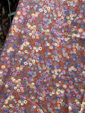 Retro country floral blue - 2m,