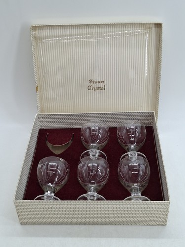 Vintage stuart crystal glasses - crystal,