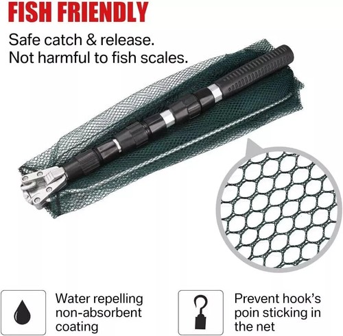 Landing net telescopic folding - landing,