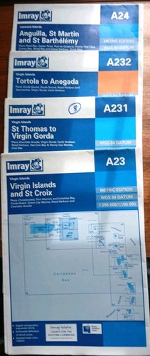 Imray carribean island charts - carribean,