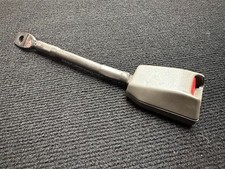 Classic Mini Front Seatbelt Stalk Grey - Plug Reciever Seat Belt Buckle