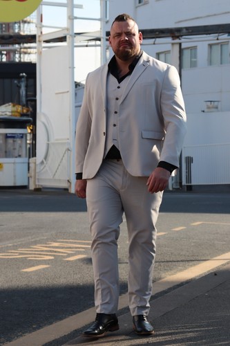 Men stone beige - beige, 3