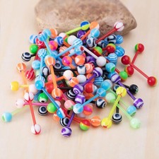 Acrylic tongue bars - 20,