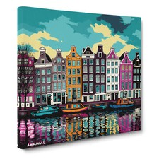 Amsterdam Pop Art No.4 Canvas