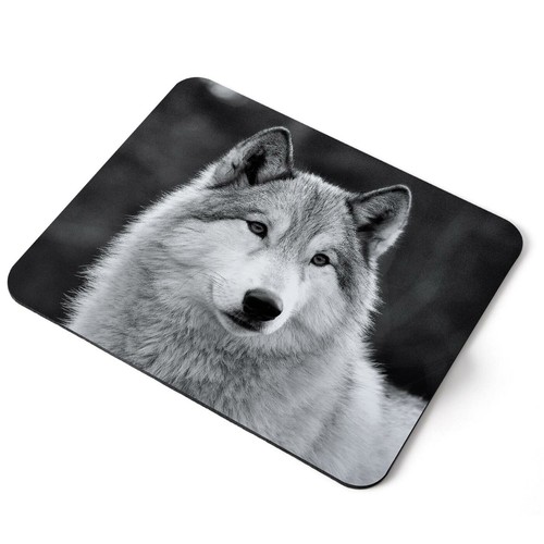 Mouse mat pad white - mat, bw