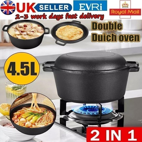 Double dutch oven - 4.5l,