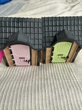 2 Playmobil Riding Stables With 3 Horses