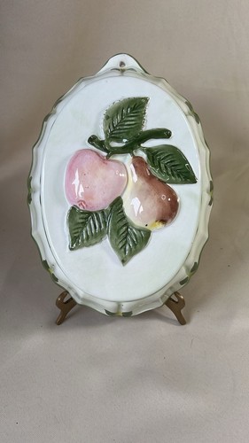 Vintage ceramic apple pear - ceramic, &