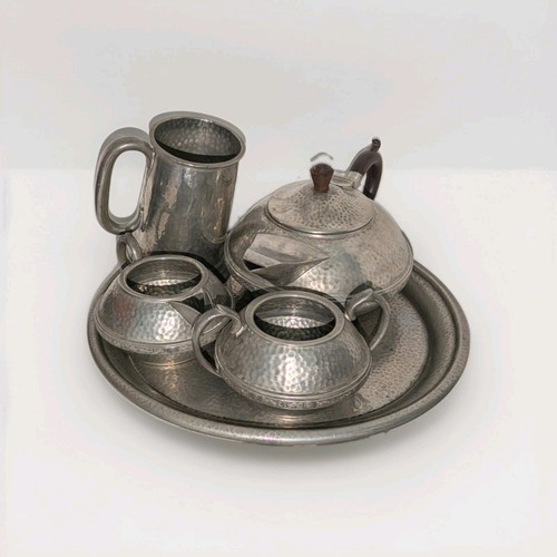 Pewter tea service craftsman - pewter,