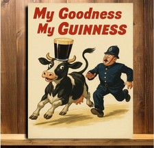 GUINNESS VINTAGE METAL SIGN