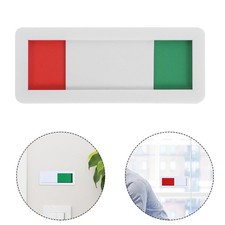  4 Pack Vacant Occupied Sign Engaged and Door Signs Sliding Signage for Office