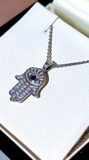 Platinum Diamond Hamsa Hand