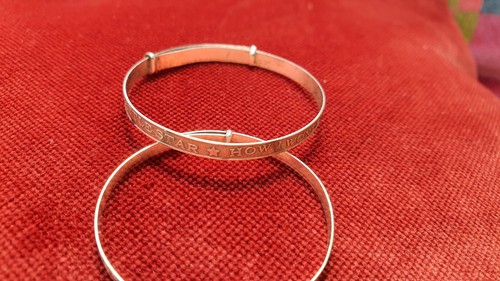 Two sterling silver baby - sterling,