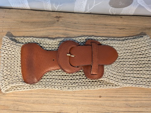 Mulberry tan leather cotton - leather, &