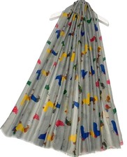 Sausage Dog Scarf Christmas