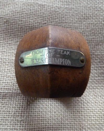 Hms champion ww1 teak napkin - champion,