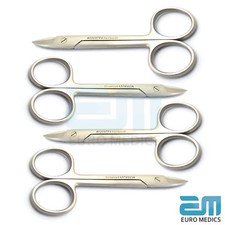 4X BeeBee Crown Scissors Straight Saw Edge Cutting Scissors Dentist Surgical Lab