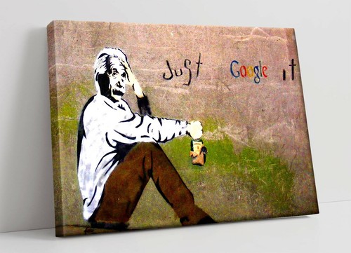 Banksy just google canvas - just,