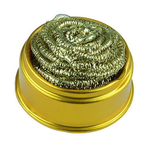 Soldering iron brass cleaning - soldering,