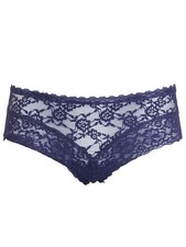 La Senza size 12-14  all over floral  lace  hipster knickers panties briefs Blue