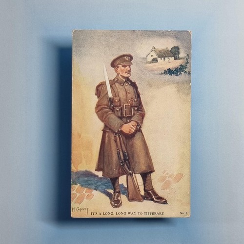 Ww1 artist signed postcard - artist,