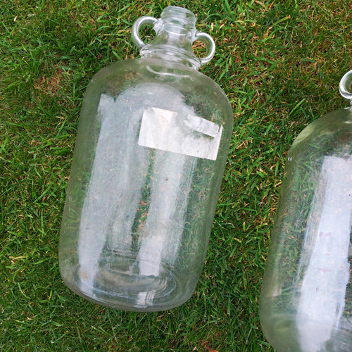 Glass demijohn carboy clear - glass,