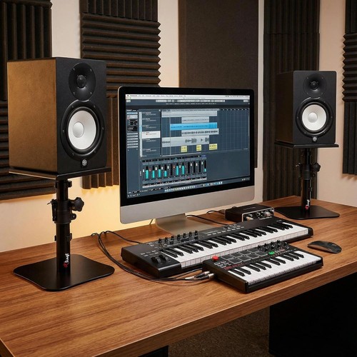 Adjustable desktop speaker - desktop,