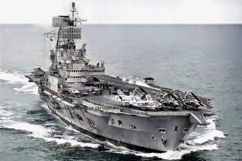 Royal navy aircraft carrier - navy,
