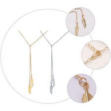 2 Pcs Women Clavicle Necklaces