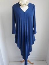 CHESCA Dress Navy Blue
