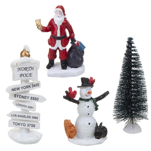Christmas village scene - christmas,