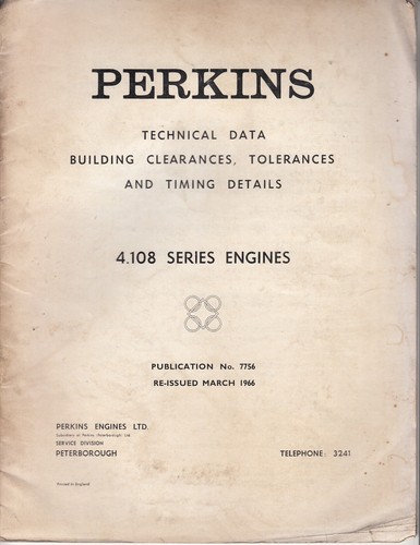 Perkins technical date for - date,