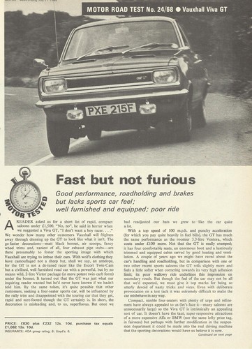 Vauxhall viva original - hb,