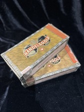 2x Vintage Wooden Handelsgold