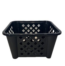 Plastic Stackable Black Basket