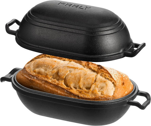 Cast iron loaf - pan, with