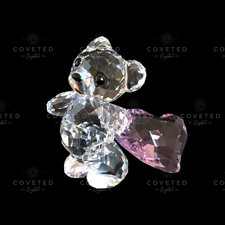 Swarovski Crystal KRIS BEAR WITH YOU / DRAGGING HEART 905386 Mint Boxed Retired