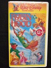 Disney's Robin Hood VHS PAL Video