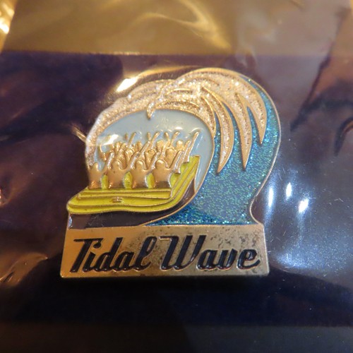 Thorpe park tidal wave pin - park,