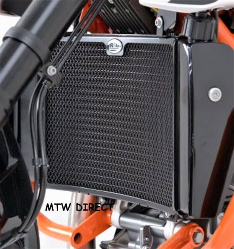 Racing black radiator - r&g,