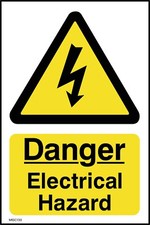 Danger Electrical Hazard Sign