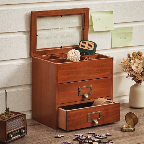 Vintage desktop small wooden - desktop,