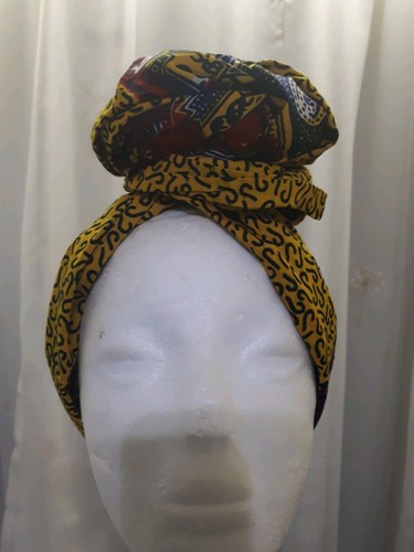 African head wrap - head,