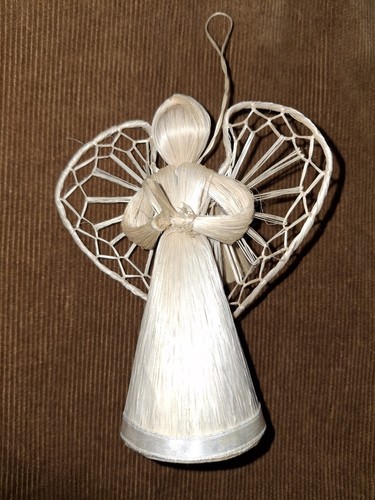Corn husk bohemian angel - corn,