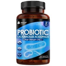 Probiotic Supplements Digestive Gut Health Men Women Acidophilus Tablets