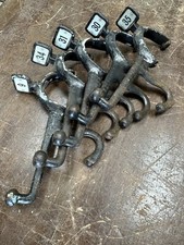 Vintage Cast Iron Numbered School Coat Hooks