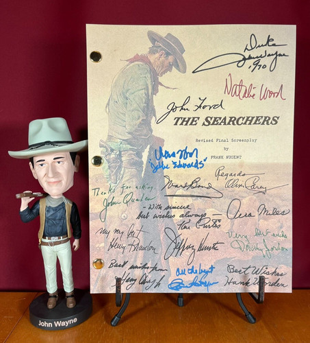 The searchers script signed - script, signed-